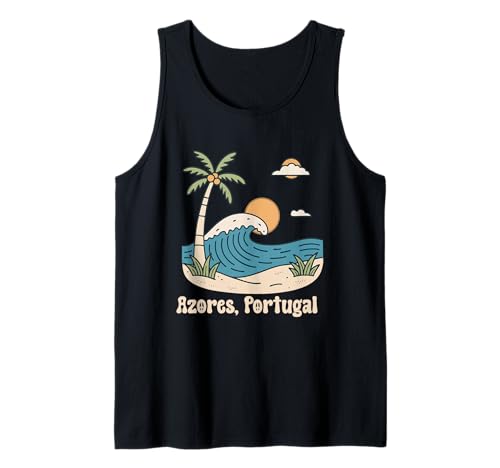 Azoren Insel Portugal Souvenir Männer Souvenir Strand Tank Top von Azores Portugal souvenir beach men women