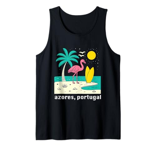 Azoren Insel Portugal Souvenir Männer Souvenir Strand Tank Top von Azores Portugal souvenir beach men women