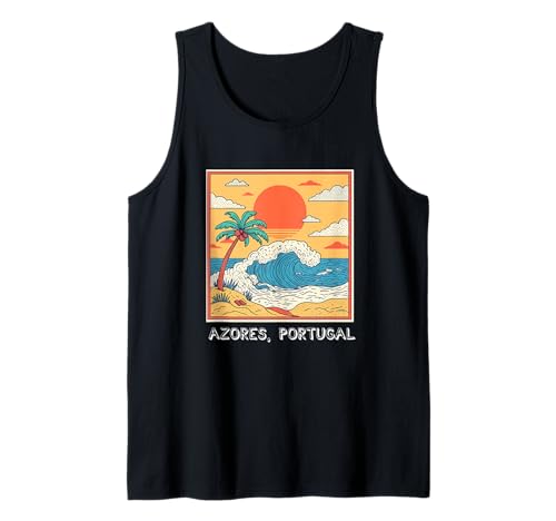 Azoren Insel Portugal Souvenir Männer Souvenir Strand Tank Top von Azores Portugal souvenir beach men women