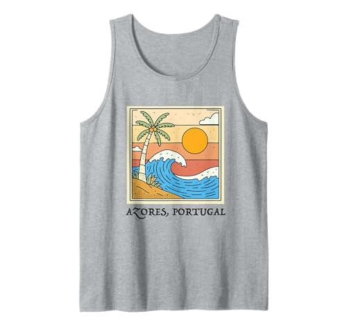 Azoren Insel Portugal Souvenir Männer Souvenir Strand Tank Top von Azores Portugal souvenir beach men women