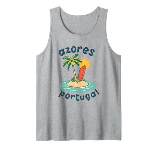 Azoren Insel Portugal Souvenir Männer Souvenir Strand Tank Top von Azores Portugal souvenir beach men women