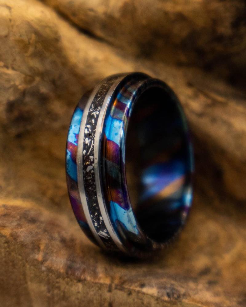 Sz.9.25 Zircuti Meteorit Ring von AzothDesigns