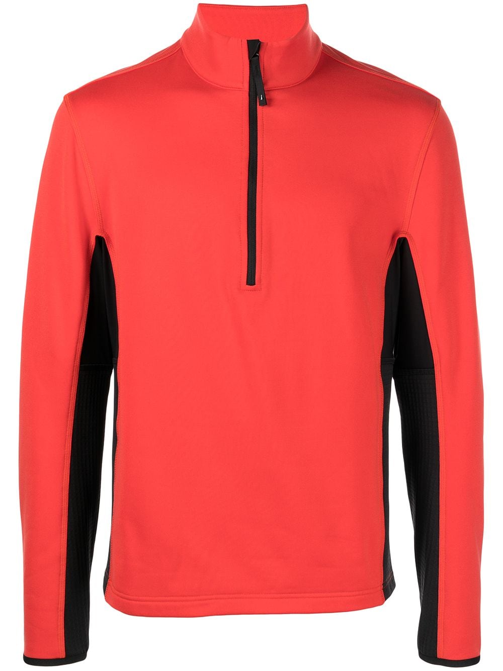 Aztech Mountain Fleecejacke mit kurzem Reißverschluss - Orange von Aztech Mountain