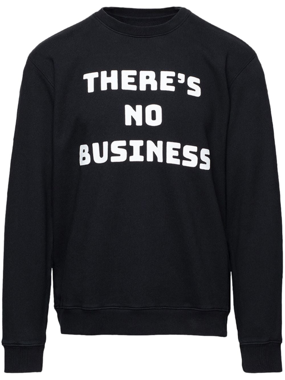 Aztech Mountain No Biz Sweatshirt mit Slogan-Print - Schwarz von Aztech Mountain