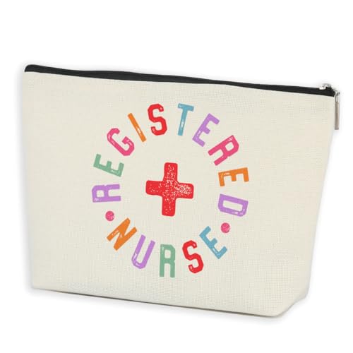 Azteoiz Krankenschwester-Zubehör für die Arbeit, Krankenschwestern, Krankenschwestern, Notfall-Krankenschwester, Make-up-Tasche für Damen, Mehrfarbig 1116, 9.7" W x 7" H von Azteoiz