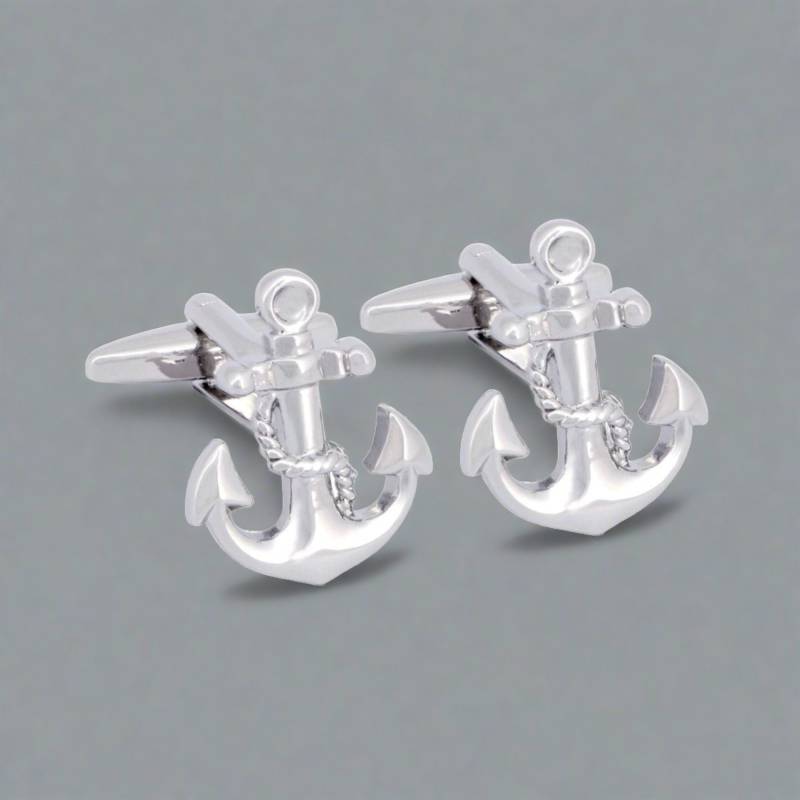 Maritime Anker Manschettenknöpfe von Azthom