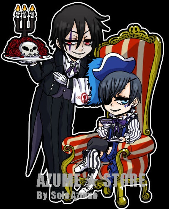 Black Butler Schlüsselanhänger Black Butler Schlüsselanhänger von AzumeShop