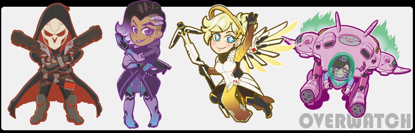 Overwatch Acryl Anhänger von AzumeShop