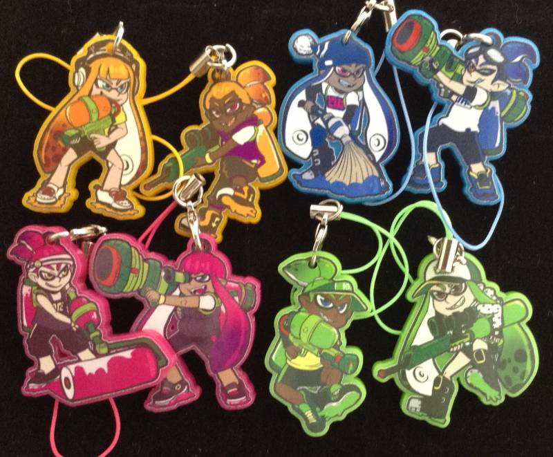 Splatoon Acryl Anhänger Splatoon Acryl Anhänger von AzumeShop