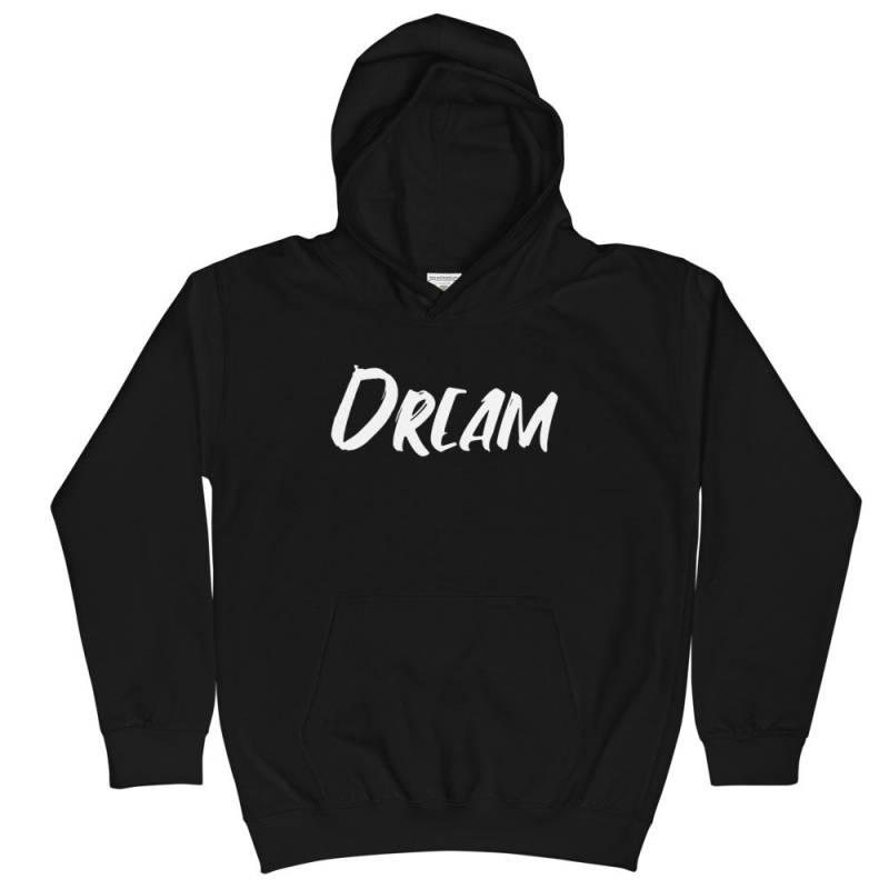 Dream Kids Hoodie | Motivierende Inspirierender Kinder Grafik Positive Botschaft Bekleidung Inspirierende von AzureFashionsDesign
