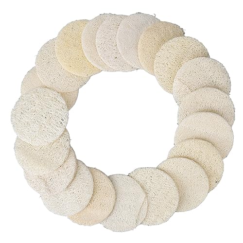 20 Stück Peeling-Luffa-Gesichtswäscher, Sanfte Körper-Gesichtsreinigung, Make-up-Entferner-Bürste von Azusumi