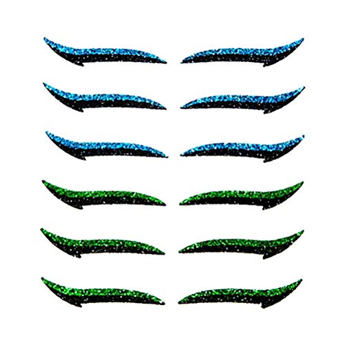 Eyeliner-Aufkleber, Lidschatten-Aufkleber Azusumi (Blau + Grün) von Azusumi
