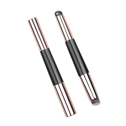 2-in-1 Silikon-Lippenpinsel, Concealer-Pinsel, Lippenstift-Pinsel, Make-up-Pinsel, Puderpinsel, Make-up-Applikator für Frauen und Mädchen von Azxcvbnm