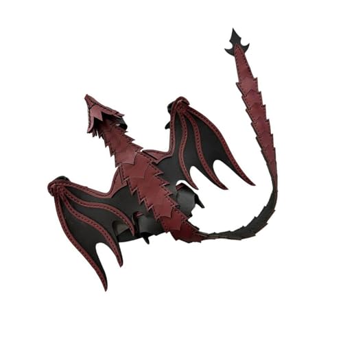 Azxcvbnm Benutzerfreundliche Künstliche Leder Dragon Bracele Metallallergie Safe Verstellbares Schmuck Casual Dragon Accessoire von Azxcvbnm