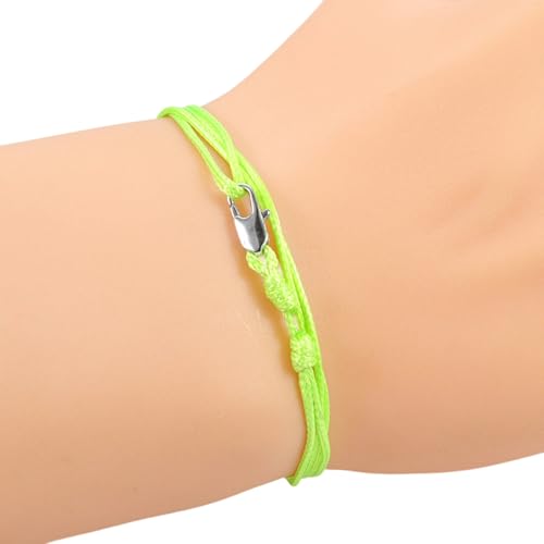 Azxcvbnm Handgefertigter Vintage Wachskabel Mit Weichem Kupferverschluss Hautfreundlicher Verstellbarer Schmuck Für Männer Frauen Alltag Handgefertigtes Wachskabelarmband Mit Kupferverschluss von Azxcvbnm