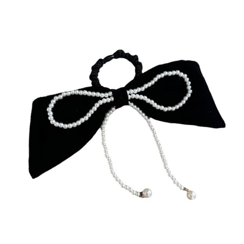 Azxcvbnm Modische Perlen Bowknot Haarclip Haarnadel Barrettes Für Frauen Pferdeschwanz Haar Seil Kopfbedeckungskopfspeise Haarstyling Tool Azxcvbnm Modische Perlen Bowknot Haarclip Haarnadel Barrettes Für Frauen Pferdeschwanz Haar Seil Kopfbedeckungskopfspeise Haarstyling Tool von Azxcvbnm