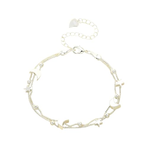 Azxcvbnm Schmetterling Herz Charme Verstellbares Armband Handgelenk Kette Geburtstagsgeschenk Für Frauen Mädchen Teenager Tochter Schwester Freund Vielseitiger Schmuck Für Ungezwungene Outfits von Azxcvbnm