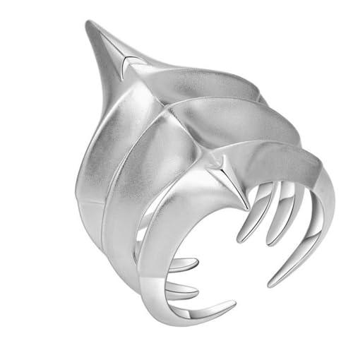 Azxcvbnm Unregelmäßige Form Datierungsringe Einstellbare Fingeröffnung Einzigartiger Fingerschmuck Für Party Und Täglich Verstellbar Für Männer Frauen Geeignet von Azxcvbnm
