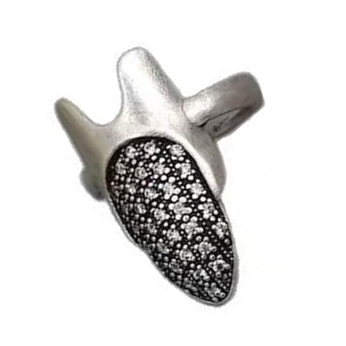 Azxcvbnm Verstellbare Natur Inspirierte Zirkonringe Open Band Zineslegierungsschmuck Für Frauen Nachdenklich Gegenwärtig Zirkonia Verstellbarer Schmuck von Azxcvbnm