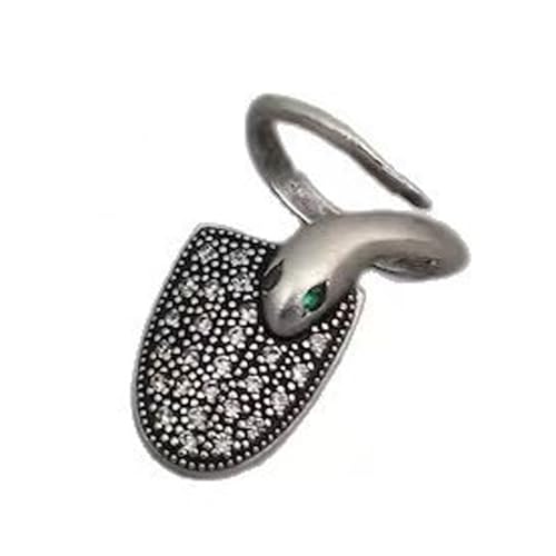 Azxcvbnm Verstellbare Natur Inspirierte Zirkonringe Open Band Zineslegierungsschmuck Für Frauen Nachdenklich Gegenwärtig Zirkonia Verstellbarer Schmuck von Azxcvbnm