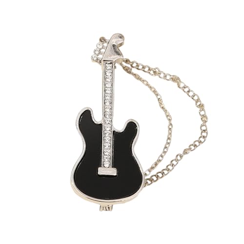Einzigartige Brosche Pin Gitarrenzeichen Schöne Pin Legierungstextur Modezubehör Für Kleidung Und Tasche Dekoration Gitarrenbrosche Geeignet von Azxcvbnm