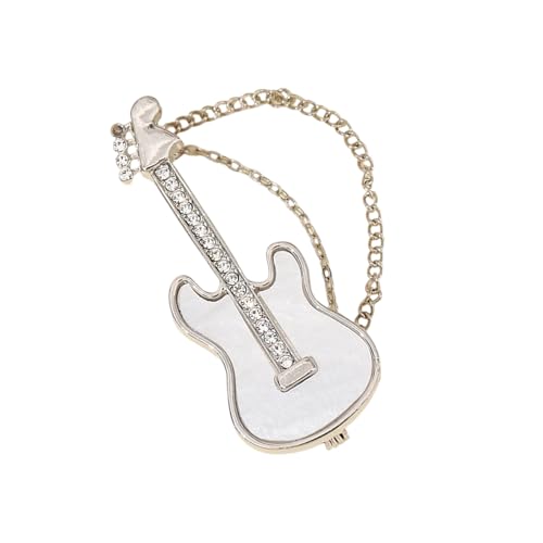 Einzigartige Brosche Pin Gitarrenzeichen Schöne Pin Legierungstextur Modezubehör Für Kleidung Und Tasche Dekoration Gitarrenbrosche Geeignet von Azxcvbnm