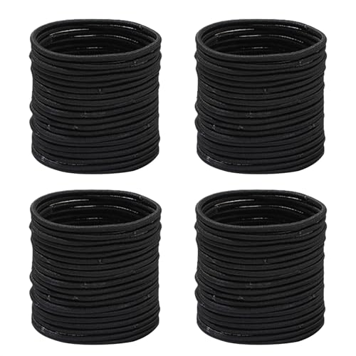 Haargummis aus Polyester, groß und weich, Ouchless Haarband, bequeme Pferdeschwanz-Halter für Frauen und Mädchen von Azxcvbnm