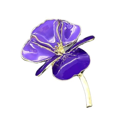 Handgefertigte Legierung IISE FLOME PIN RETRO EMAMELED DETALING FÜR CASISE UND FORMAL OUTFITS Accessoires IISE Brosche von Azxcvbnm