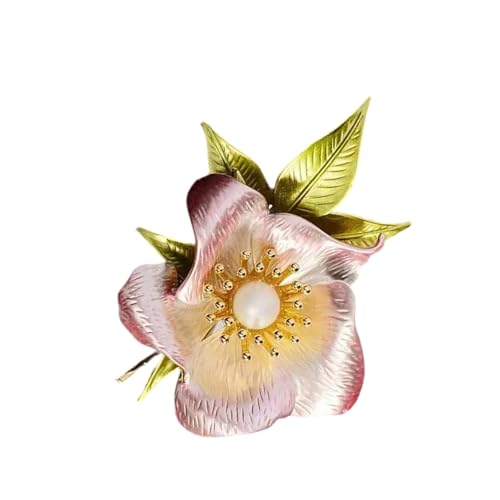 Leichte Blumenbrosche Mit Sicherem Stift Mit Zarten Blumendetails Vielseitiger Accessoire Schmuckblumenbrosche Brosche von Azxcvbnm