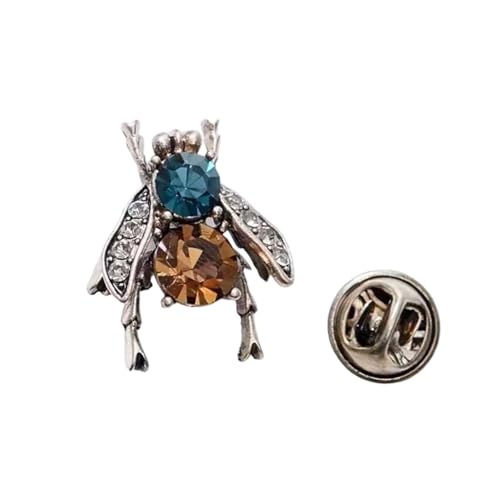 Mode Strasssteine ​​Bienen Emaillierte Stecknadel Stury Legierung Accessoire Für Frauenkleidung Dekoration Und Geschenke Geben Strasssteinen Pin von Azxcvbnm