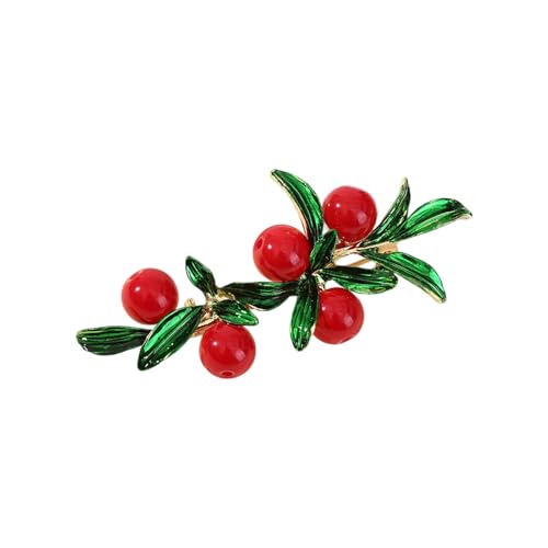 Moderne Cranberry Brosche Vielseitig Kirsite Design Mode Accessoire Pin Perfekt Für Lässige Oder Formelle Kleidung Täglich Kleidung Leichte Brosche von Azxcvbnm