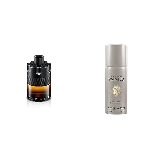 Azzaro The Most Wanted Parfum | Parfüm für Herren | 100ml + Azzaro Wanted Deodorant Herren | Deo Männer | Herren Deo | Deodorant Spray | 150ml von Azzaro