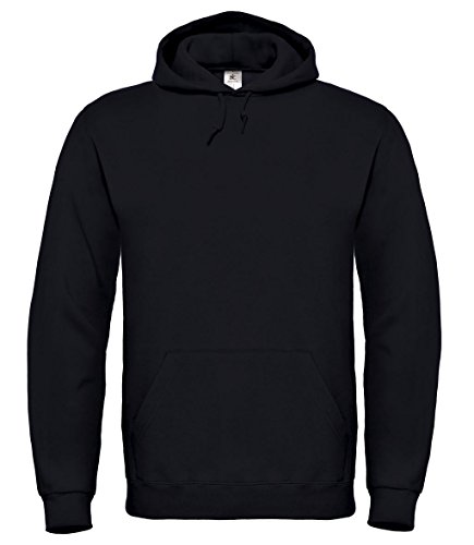B&C: Hooded Sweatshirt ID.003, Größe:4XL;Farbe:Black von B&C