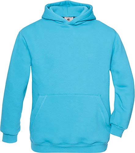 B&C: Kids` Hooded Sweat Hooded Kids, Größe:12/14 (152/164);Farbe:Very Turquoise von B&C