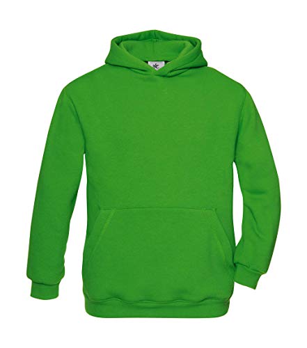 B&C: Kids` Hooded Sweat Hooded Kids, Größe:3/4 (98/104);Farbe:Real Green von B&C