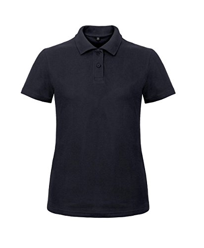 B&C: Ladies` Piqué Polo Shirt ID.001 Women PWI11, Größe:M;Farbe:Navy von B+C