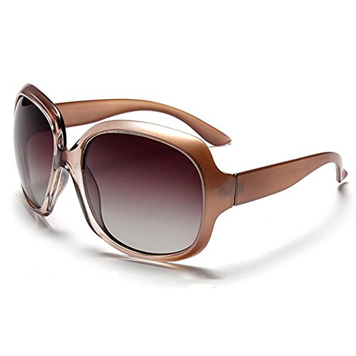 Sonnenbrillen Frauen Polarisiert Großer Rahmen, Anti-Reflexion 100% UV 400 Augenschutz Stilvolle Oversized Lässige Brille - BLDEN Sonnenbrillen Frauen Polarisiert Großer Rahmen, Anti-Reflexion 100% UV 400 Augenschutz Stilvolle Oversized Lässige Brille - BLDEN von B BIDEN