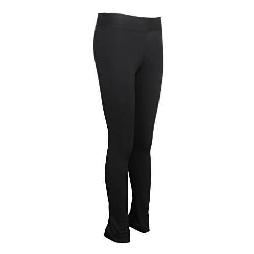 B Baosity Eiskunstlauf Trainings Leggings Skating Eislaufen Strumpfhose Wintersport Hose für Frauen Mädchen Schwarz - M von B Baosity