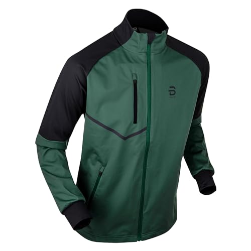 B DÆHLIE Daehlie Herren Funktionsjacke Softshelljacke Langlaufjacke Jacket Kikut, Farbe:Grün, Artikel:-53750 Dark Forest, Größe:L von B DÆHLIE