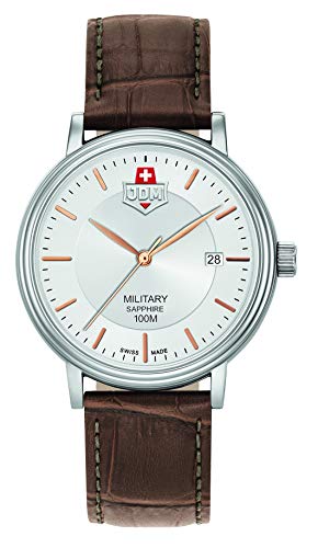 B JACQUES DU MANOIR Herren Analog Uhr mit Leder Armband JDM-WG004-05 von B JACQUES DU MANOIR