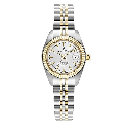 Jacques Du Manoir Damen Analog Uhr mit Edelstahl Armband JWL02101 von B JACQUES DU MANOIR