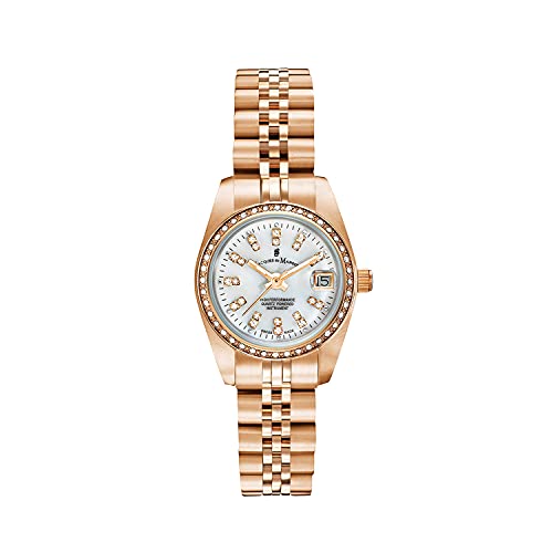 Jacques Du Manoir Damen Analog Uhr mit Edelstahl Armband NROP.16 von B JACQUES DU MANOIR