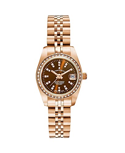 Jacques Du Manoir Damenuhr - Inspiration, 26 mm Analog Quarzuhr mit Edelstahl Armband von B JACQUES DU MANOIR