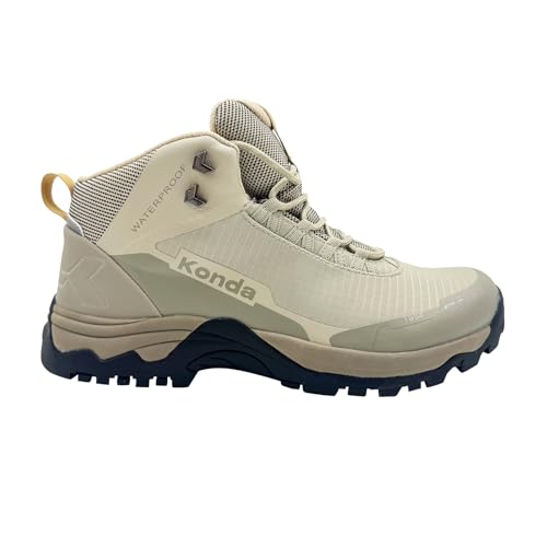 B LUCK SHOE Wasserdichte Wanderstiefel für Herren, leichte Outdoor-Trail-Schuhe mit gepolsterter, rutschfester Sohle, strapazierfähiger Lauffläche für Wandern, Trekking, Camping KHB1956 von B LUCK SHOE