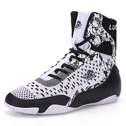 Boxschuhe für Männer und Frauen, atmungsaktive und leichte Wrestling-Trainingsschuhe von B LUCK SHOE