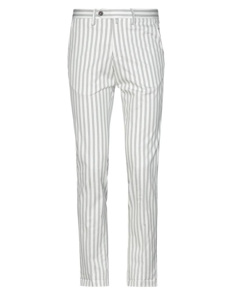B SETTECENTO Hose Herren Weiß von B SETTECENTO
