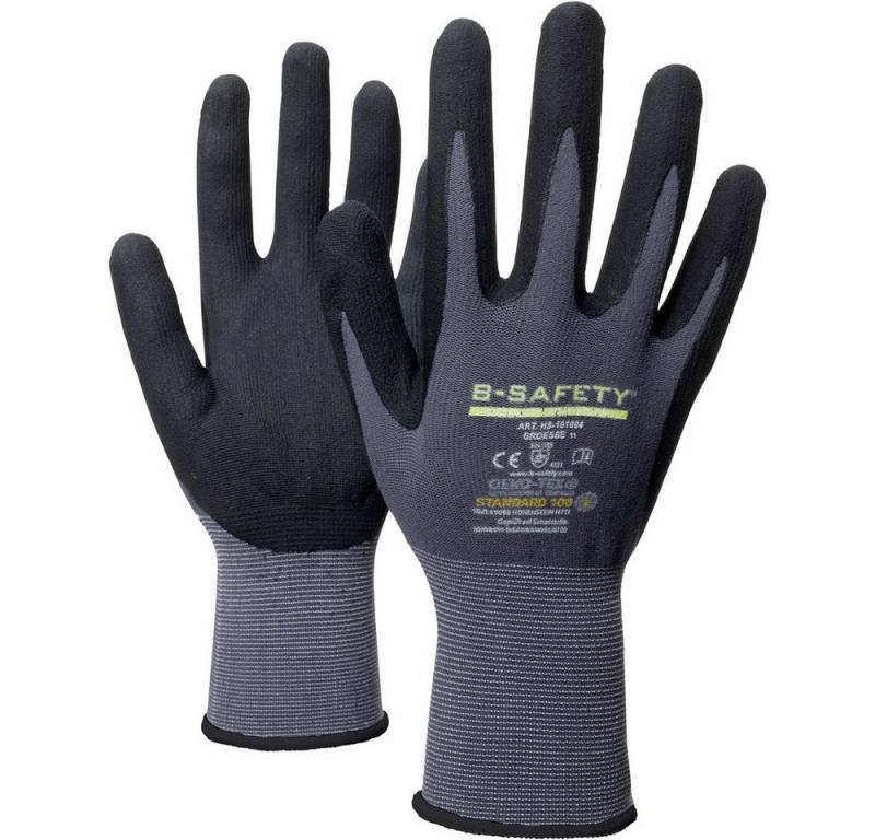 B-Safety Arbeitshandschuhe B-SAFETY ClassicLine Nitril HS-101004-11 Nitril Arbeitshandschuh Größe von B-Safety