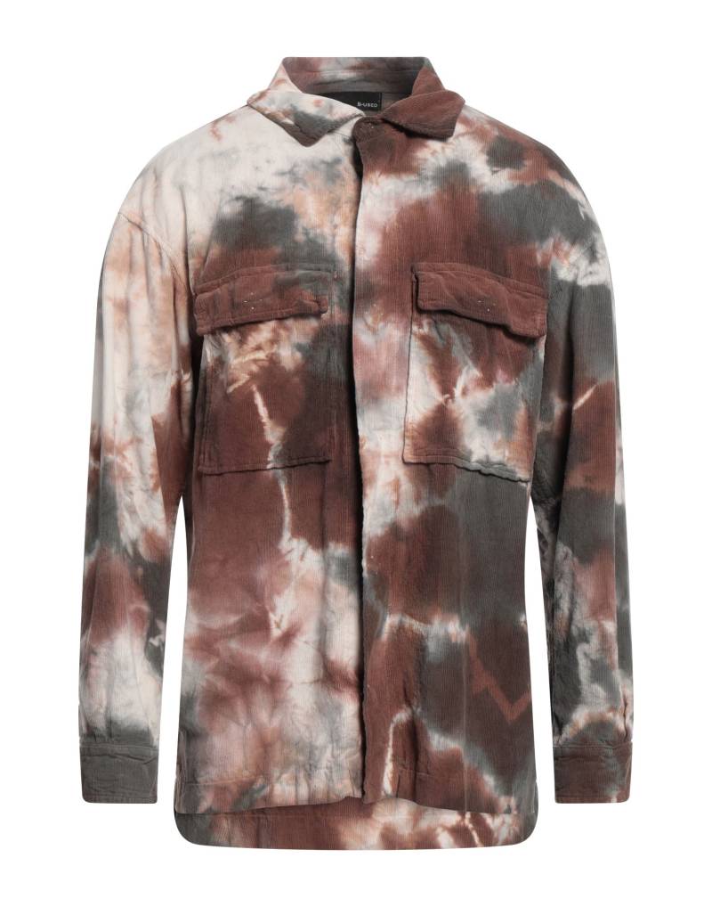 B-USED Hemd Herren Braun von B-USED