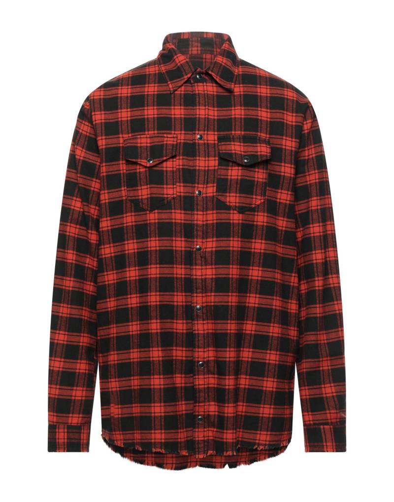 B-USED Hemd Herren Rot von B-USED