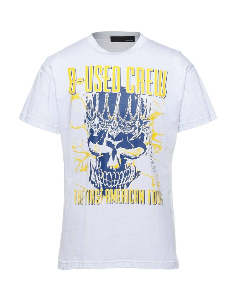 B-USED T-shirts Herren Weiß von B-USED